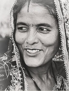 Woman smiling