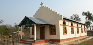 newly constructed church building