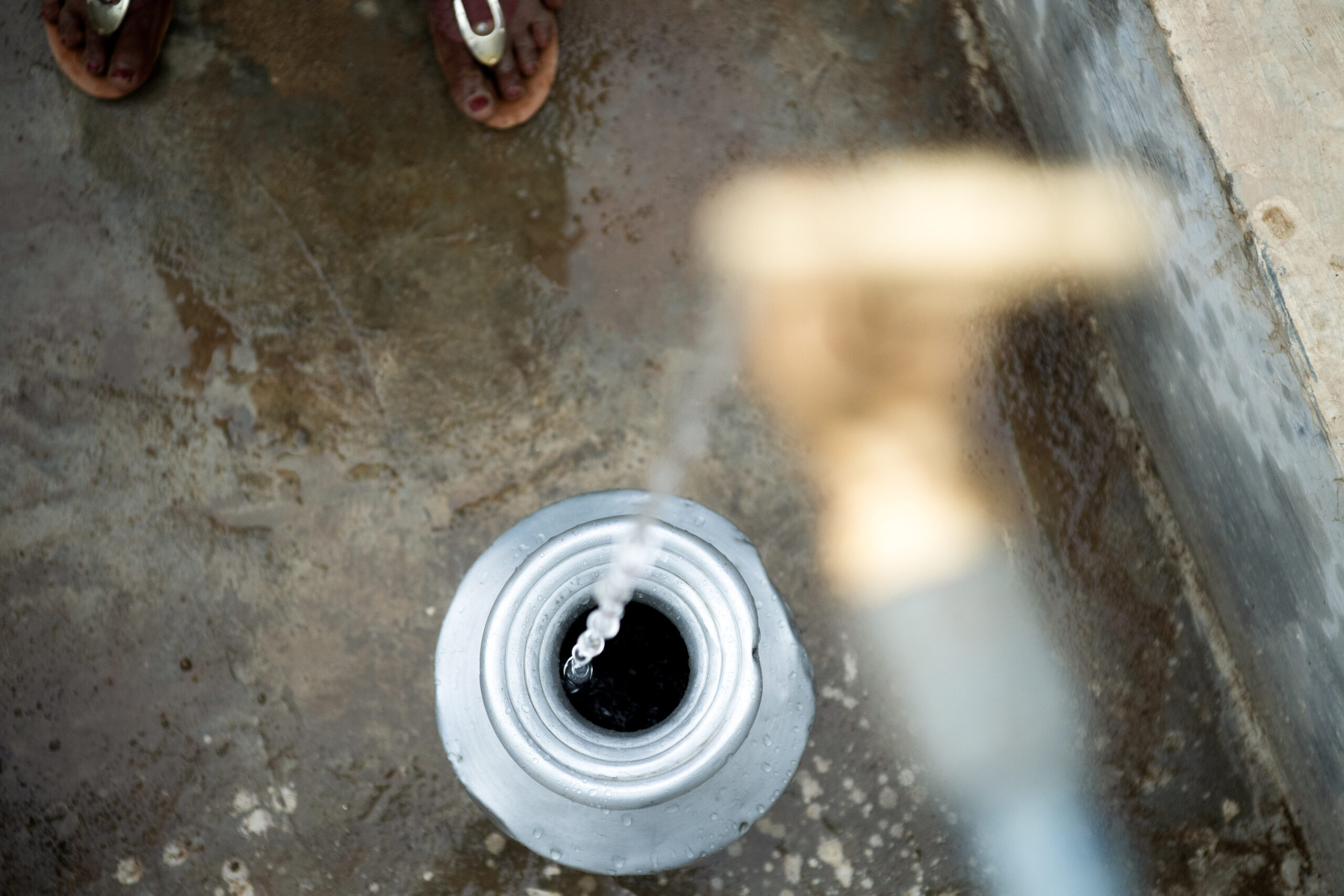 How a Jesus Welll Transforms Lives - Water pouring out of a Jesus Well